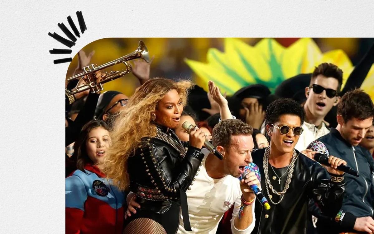 بيونسيه وبرونو مارس وكولد بلاي