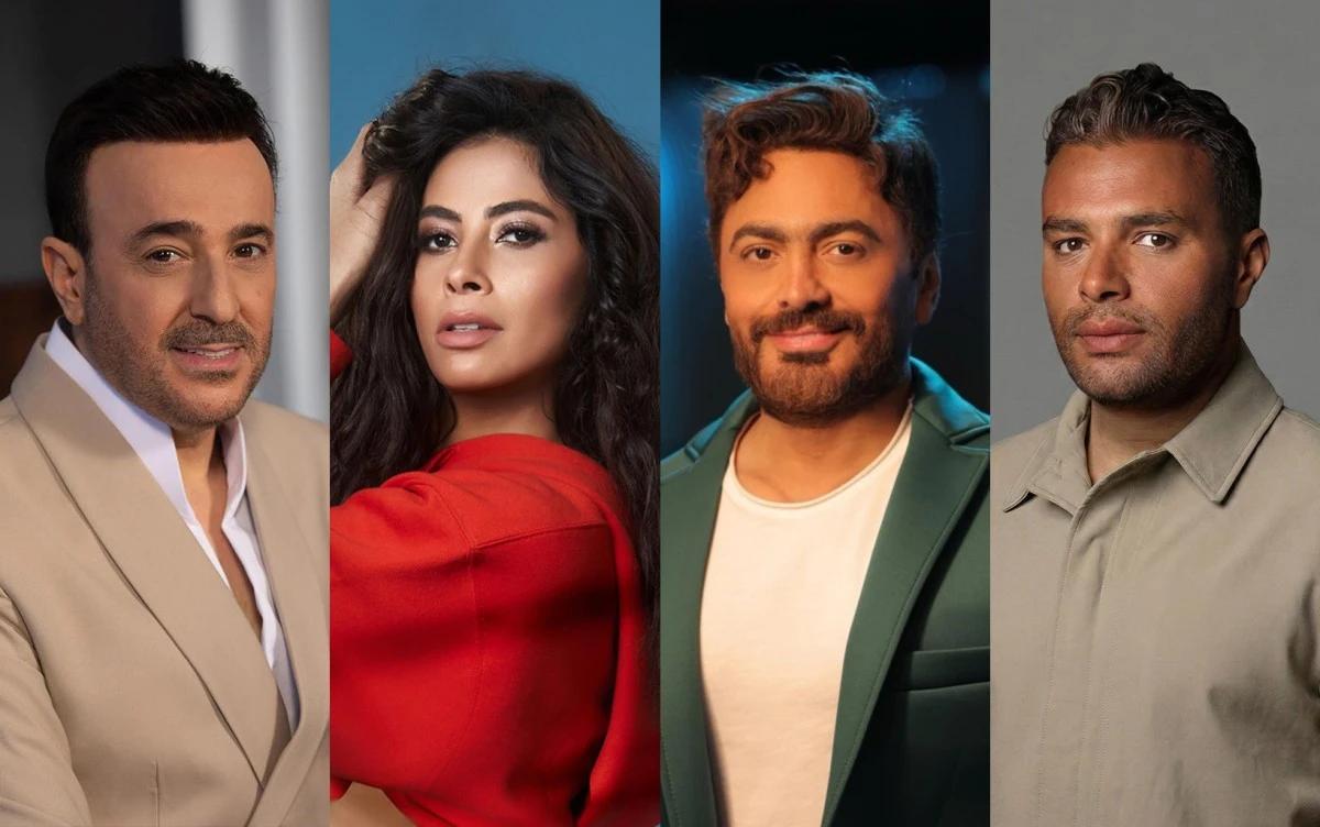 رامي صبري - تامر حسني - روبي - صابر الرباعي