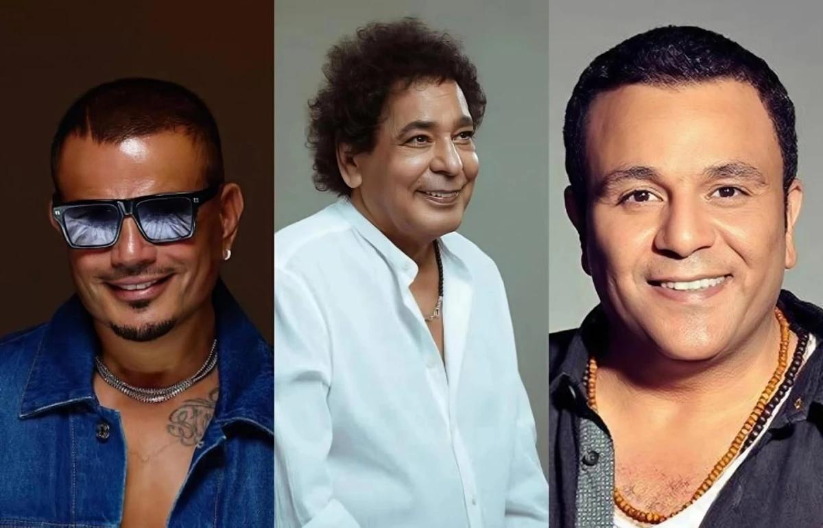محمد فؤاد - محمد منير - عمرو دياب
