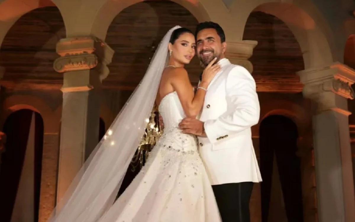 "الندر انوفى".. تفاصيل زفاف نادر الأتات وجنى إسماعيل