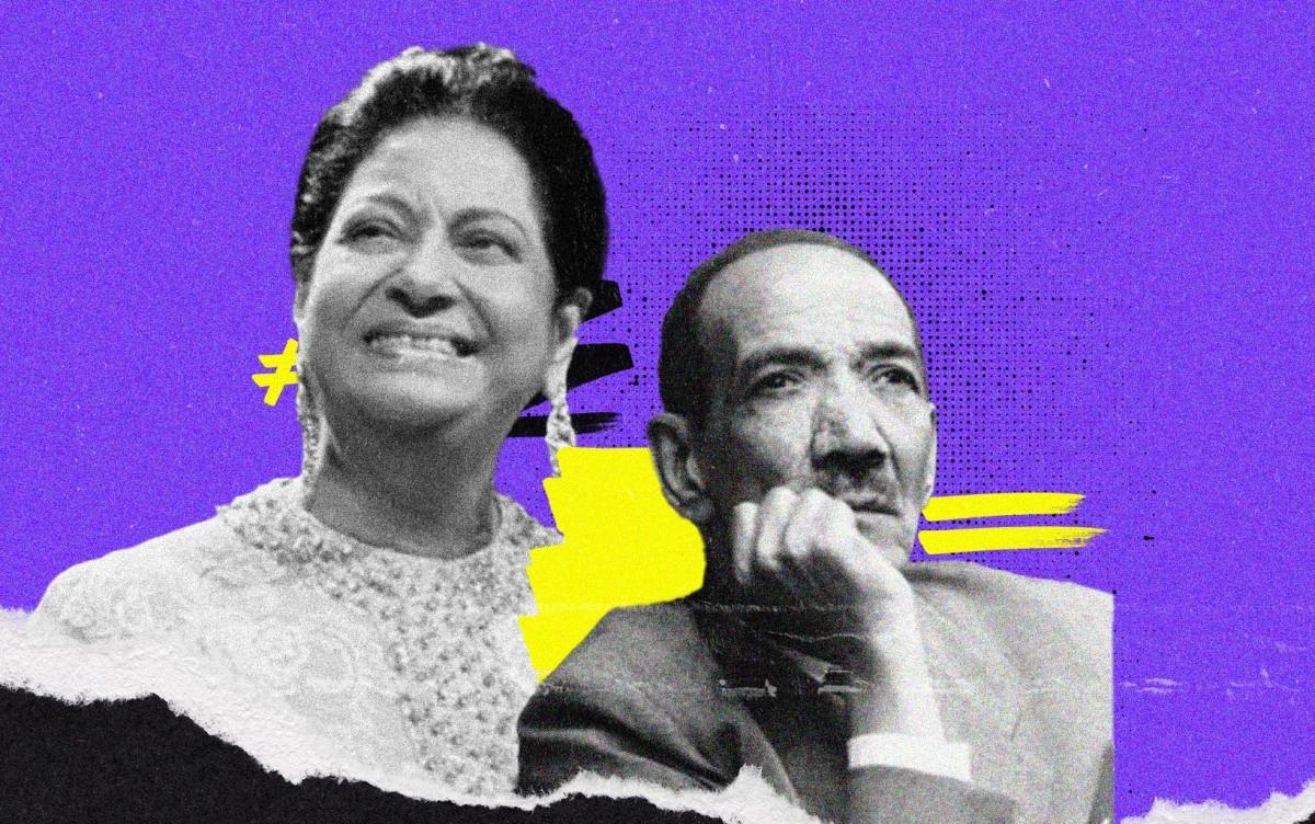 أم كلثوم وأحمد رامي